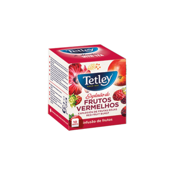 [32612745] Chá Tetley Vermelhos 10Saq